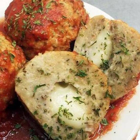Order Chicken Parm Meatballs food online from What A Crock Meals to GO store, Brookhaven on bringmethat.com