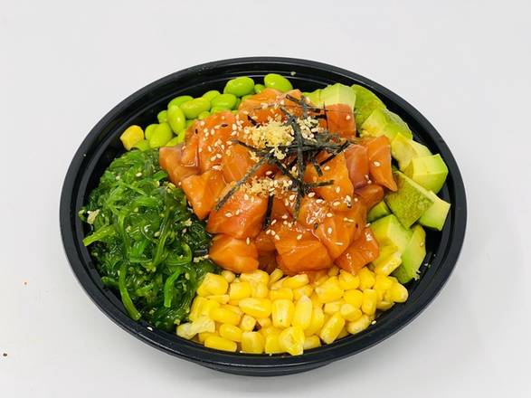 Order Salmon Poke Bowl food online from Kanji Sushi Hibachi store, Summerville on bringmethat.com