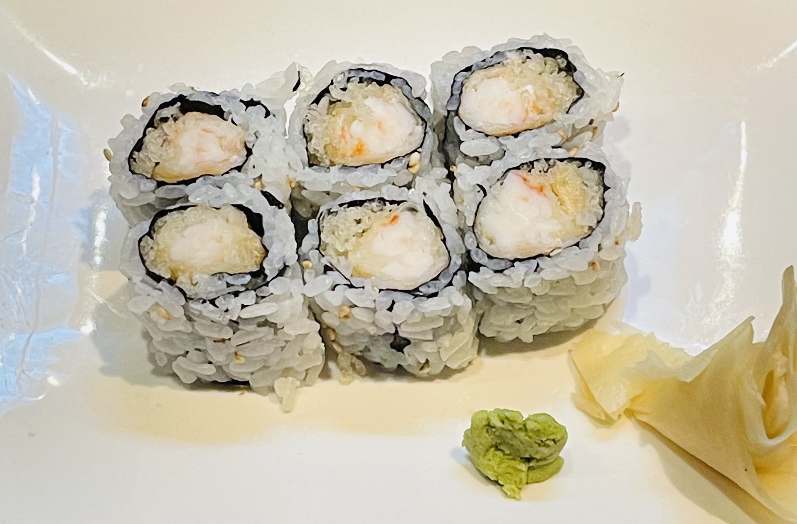 Order 16. Shrimp Tempura Roll food online from Mikaku store, New York on bringmethat.com