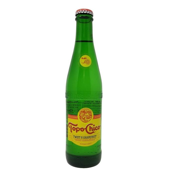 Order Topo Chico Sparkling Mineral Water w/ Grapefruit Essence food online from Honeybee Burger  store, Venice on bringmethat.com
