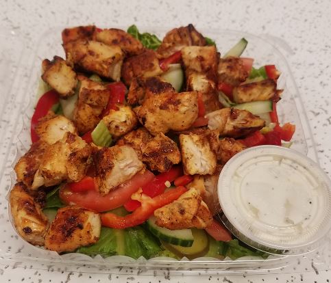 Order 43. Grilled Chicken Salad food online from Crown Fried Chicken store, Worcester on bringmethat.com