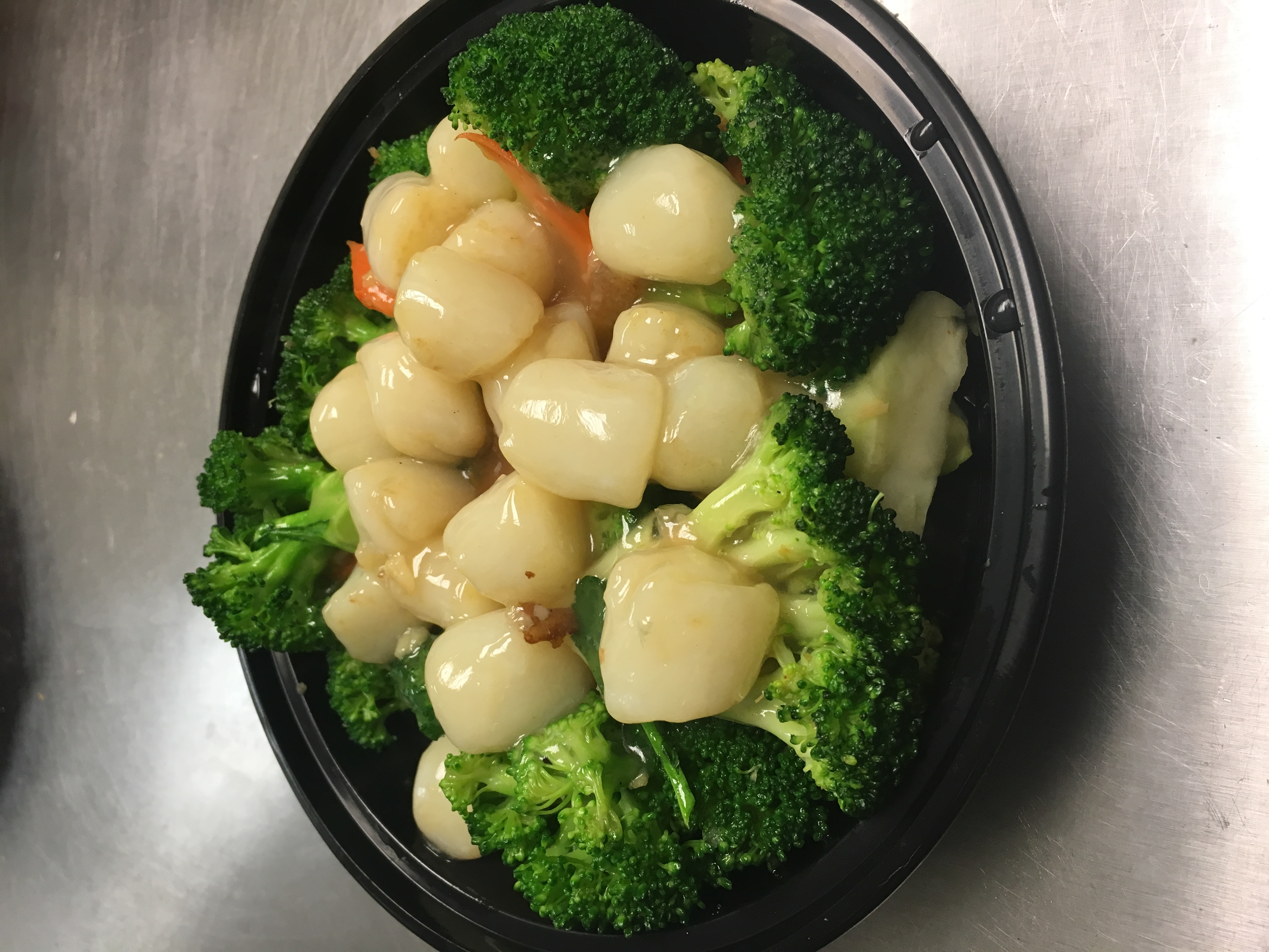 Order Scallops with Broccoli food online from Panda Kitchen store, Houston on bringmethat.com
