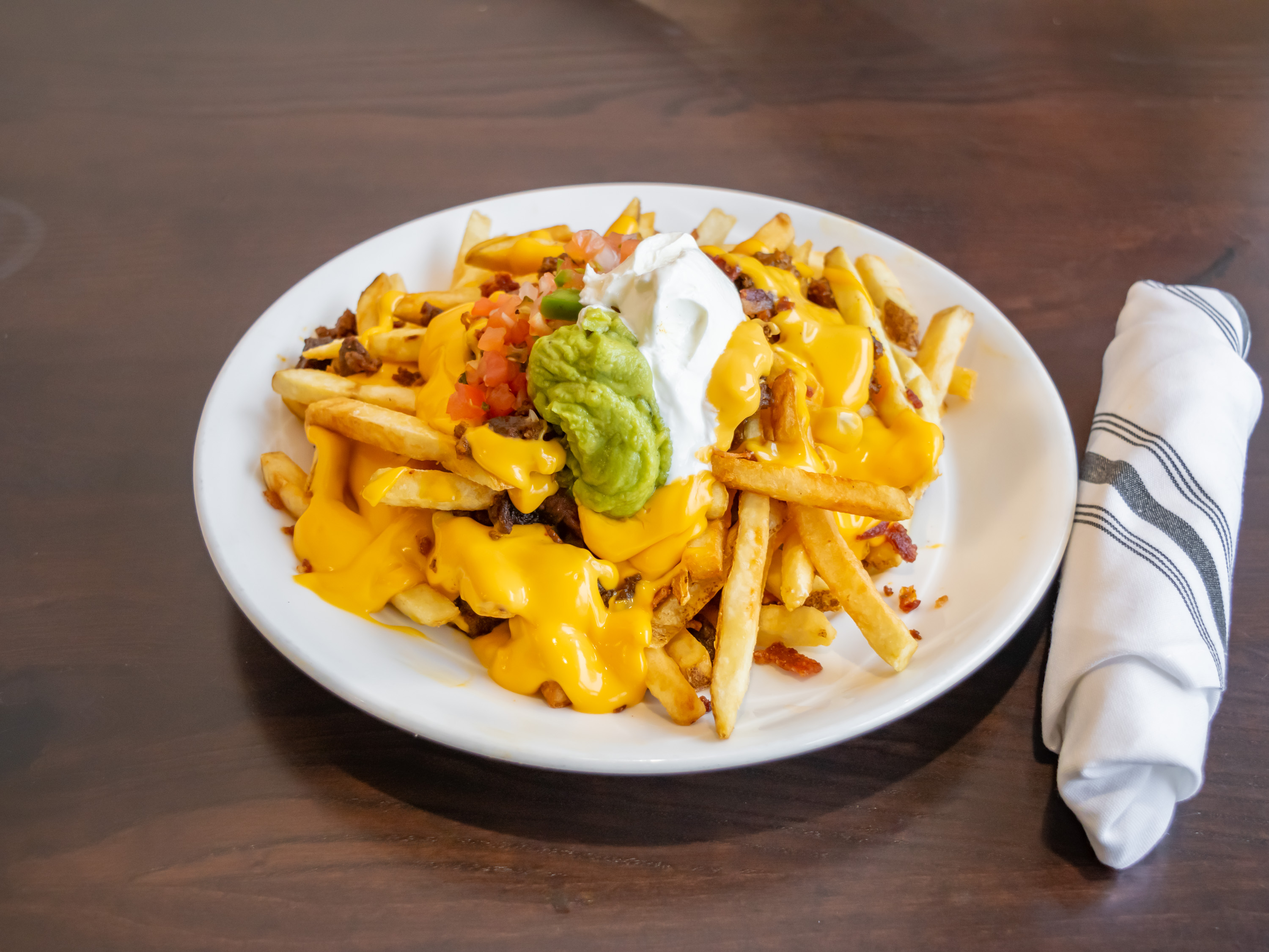 Order Nacho Fries food online from Burger Theory store, Spring Lake on bringmethat.com
