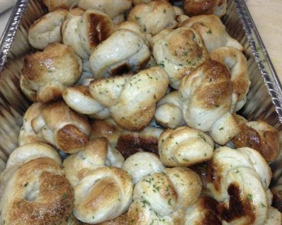 Order Garlic Knots (6 pcs) food online from Woodmont Pizza store, Milford on bringmethat.com