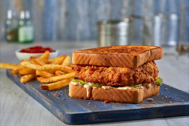 Order Chicken Fried Chicken Sandwich food online from Cotton Patch Cafe store, Temple on bringmethat.com