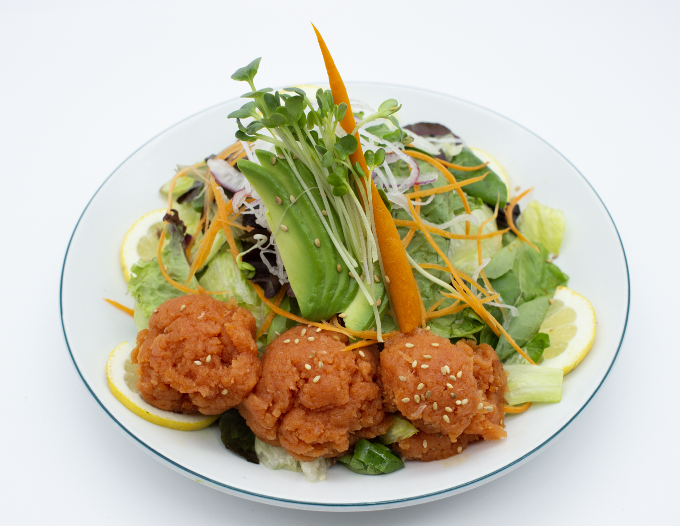 Order Spicy Tuna Salad food online from Sushiaru store, Victorville on bringmethat.com