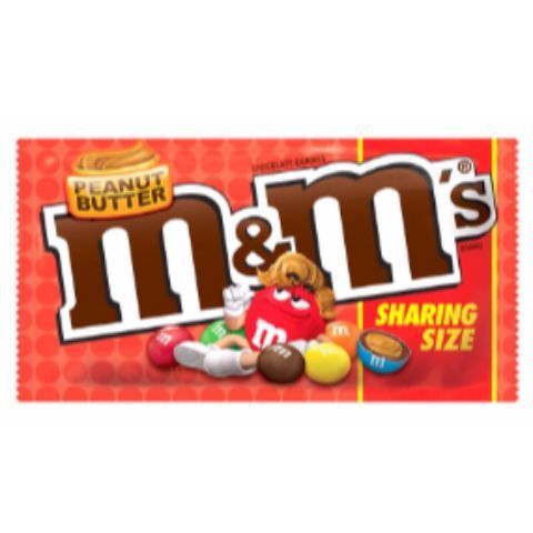 Order M&M Peanut Butter Sharing Size 2.83oz food online from 7-Eleven store, Center Moriches on bringmethat.com