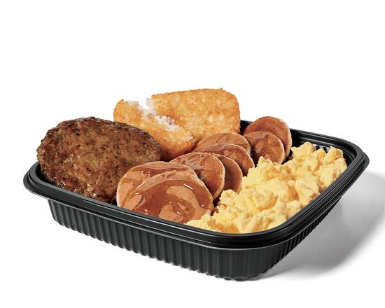 Order Jumbo Breakfast Platter w/ Sausage Combo food online from Jack in the Box store, Princeton on bringmethat.com