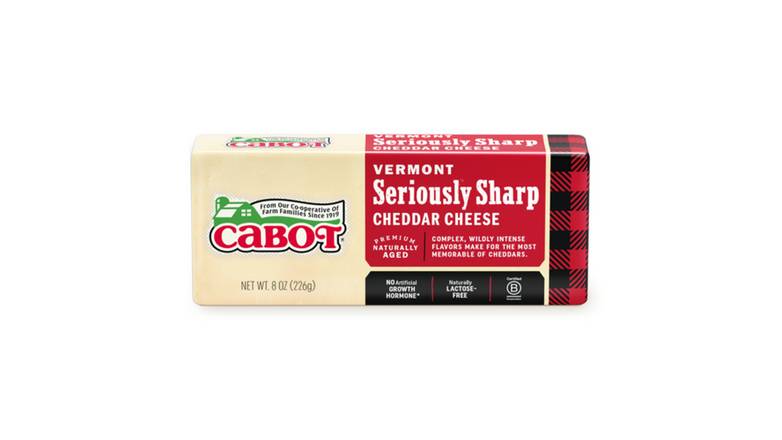 Order Cabot Seriously Sharp Cheddar Cheese food online from Trumbull Mobil store, Trumbull on bringmethat.com