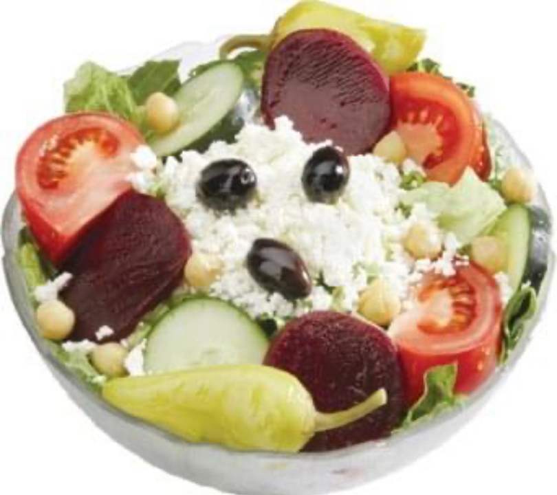 Order GREEK SALAD food online from Leo's Coney Island store, Sterling Heights on bringmethat.com