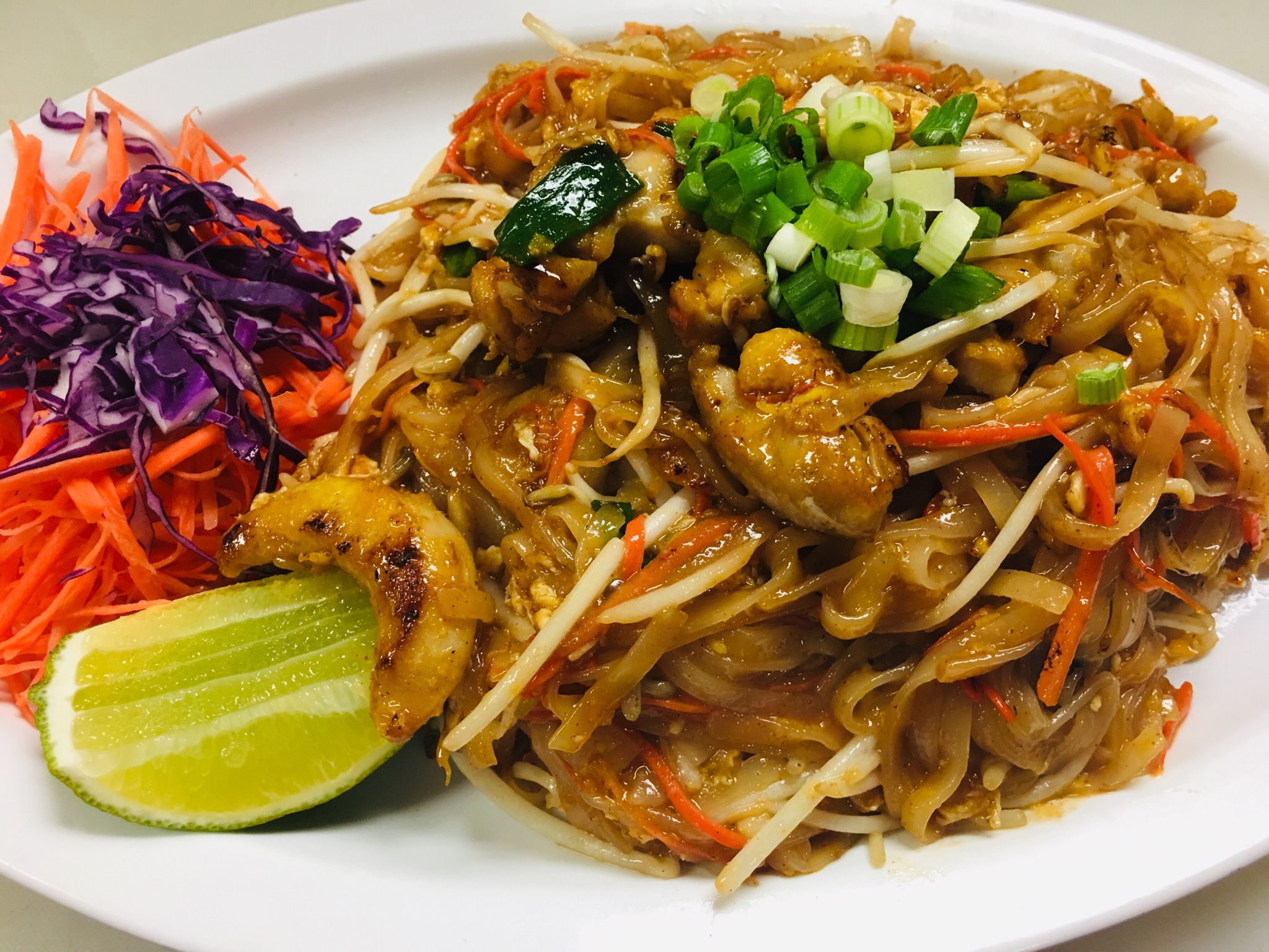 Order Phad Thai food online from Nine Seafood Restaurant store, Cerritos on bringmethat.com