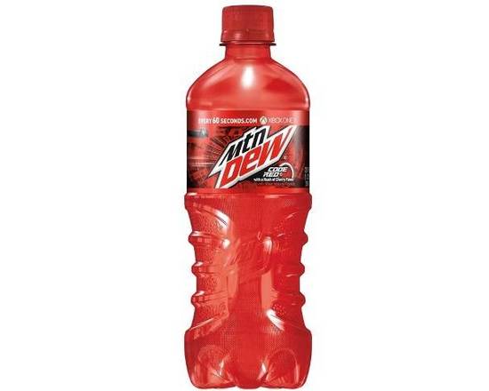 Order Mountain Dew Code Red (20 oz) food online from Shell store, Bowie on bringmethat.com