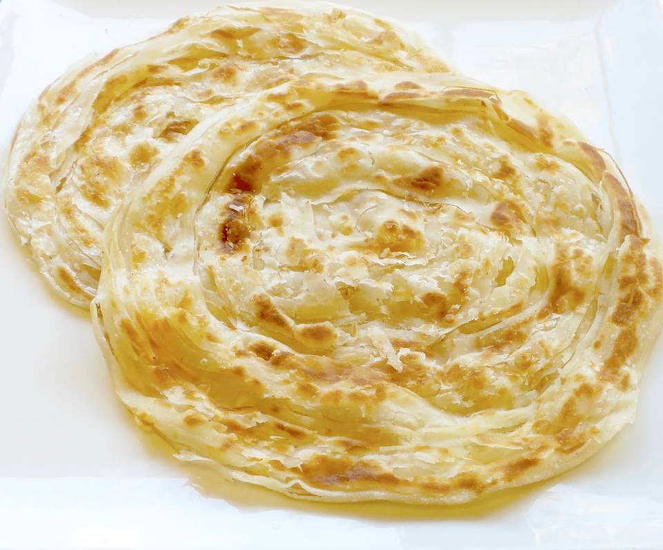 Order Kerala Paratha (2 Pcs) food online from India Cafe store, White Plains on bringmethat.com