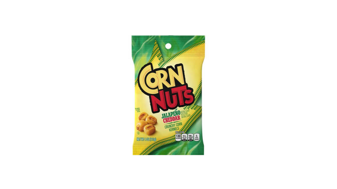 Order Corn Nuts Jalapeno Cheddar 4 oz food online from Rebel store, Campbell on bringmethat.com