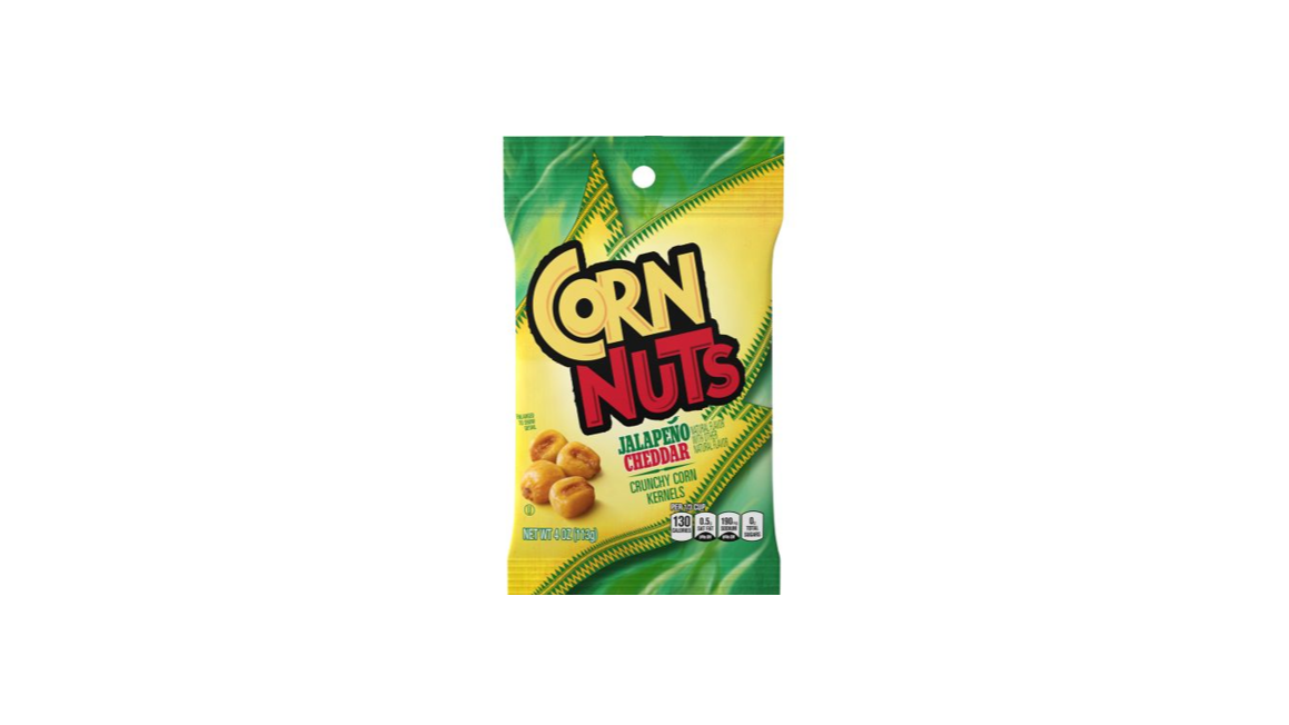 Order Corn Nuts Jalapeno Cheddar 4 oz food online from Rebel store, San Jose on bringmethat.com