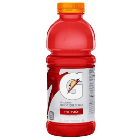 Order Gatorde Fruit Punch 20oz food online from Aplus store, Youngwood on bringmethat.com