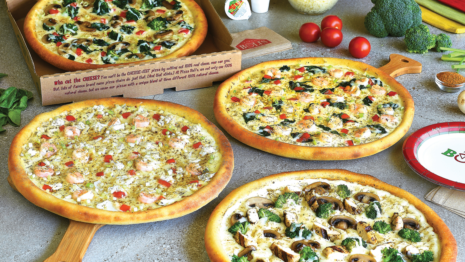 Order 2 Large 1-Topping Pizzas Special food online from Pizza Boli store, Camden on bringmethat.com