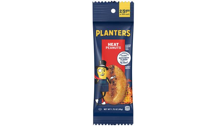 Order Planters Hot Peanuts 1.75oz food online from Quickchek store, Woodbridge on bringmethat.com