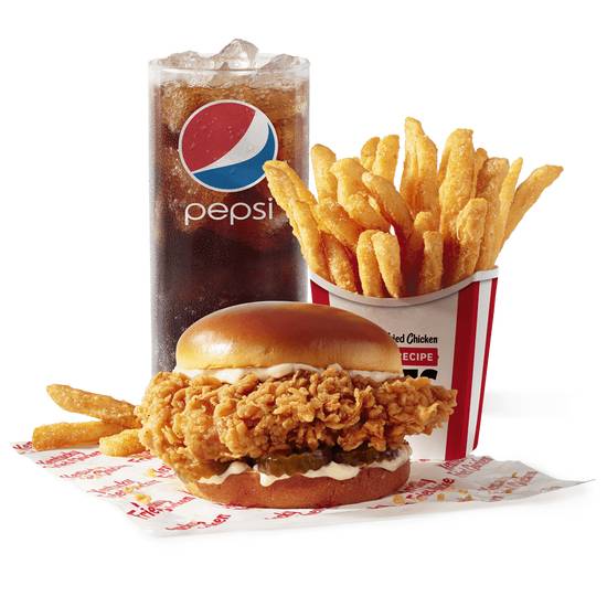 Order Classic Chicken Sandwich Combo food online from Kfc store, Gallup on bringmethat.com