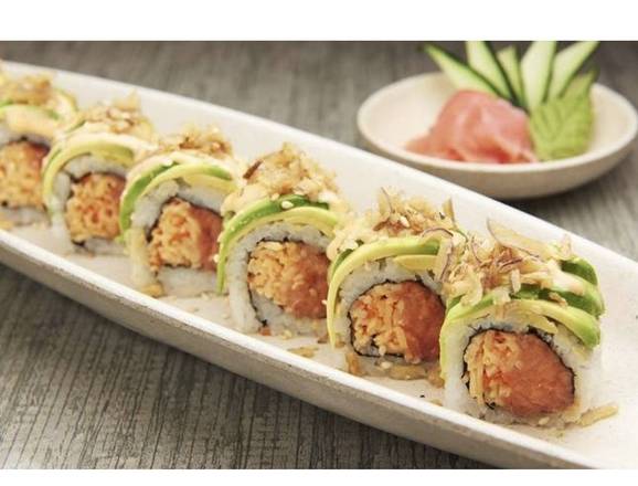 Order Leo Roll food online from J2 PIZZA CAFE & SUSHI BAR store, Brooklyn on bringmethat.com