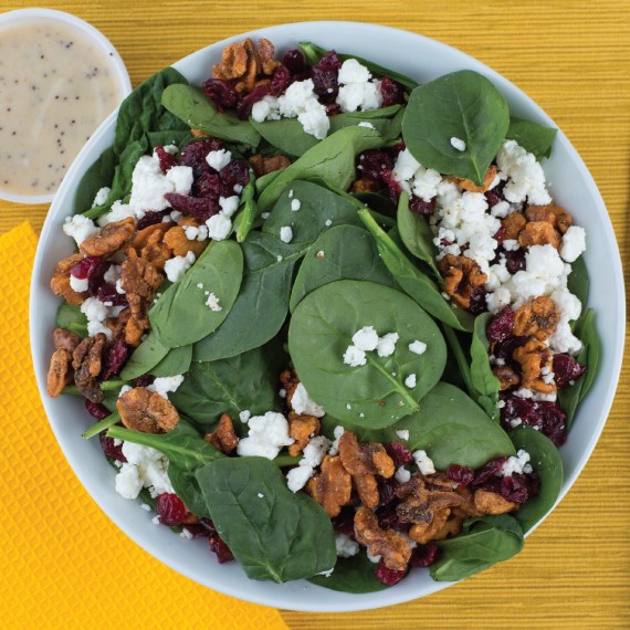 Order Spinach, Chèvre & Cranberry Salad food online from Straub store, Saint Louis on bringmethat.com