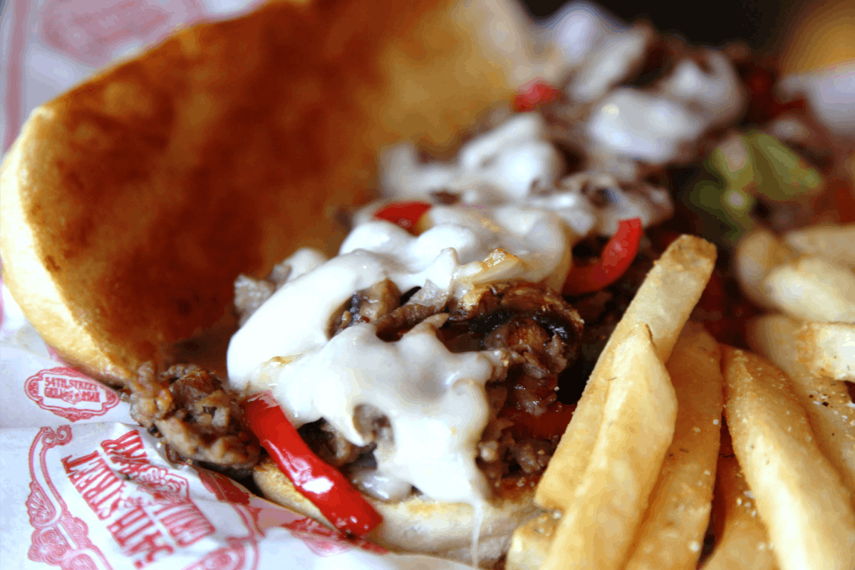 Order SIRLOIN STEAK CHEESE food online from 54th Street Grill and Bar store, Wentzville on bringmethat.com