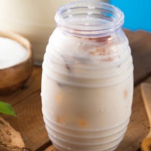 Order Horchata (Rice Water) (20 oz) food online from El Caballo Wraps store, Alameda on bringmethat.com