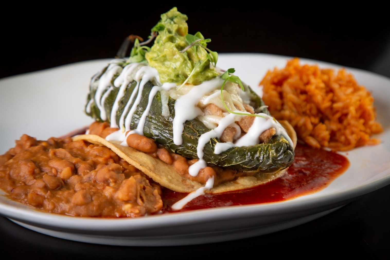 Order Vegan Chile Relleno food online from Hussongs Cantina store, Las Vegas on bringmethat.com