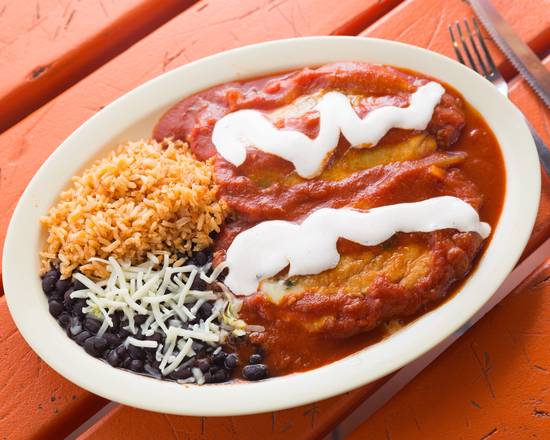 Order Chile Rellenos food online from El Sancho Loco Taqueria store, Thousand Oaks on bringmethat.com