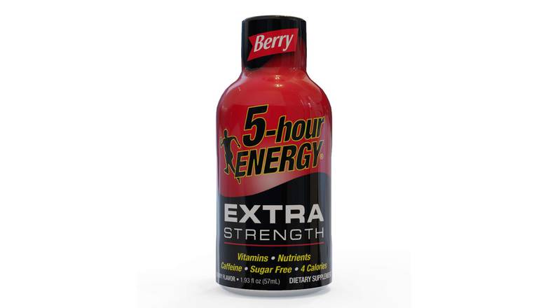 Order 5-Hour Energy Shot, Extra Strength, Berry food online from Trumbull Mobil store, Trumbull on bringmethat.com
