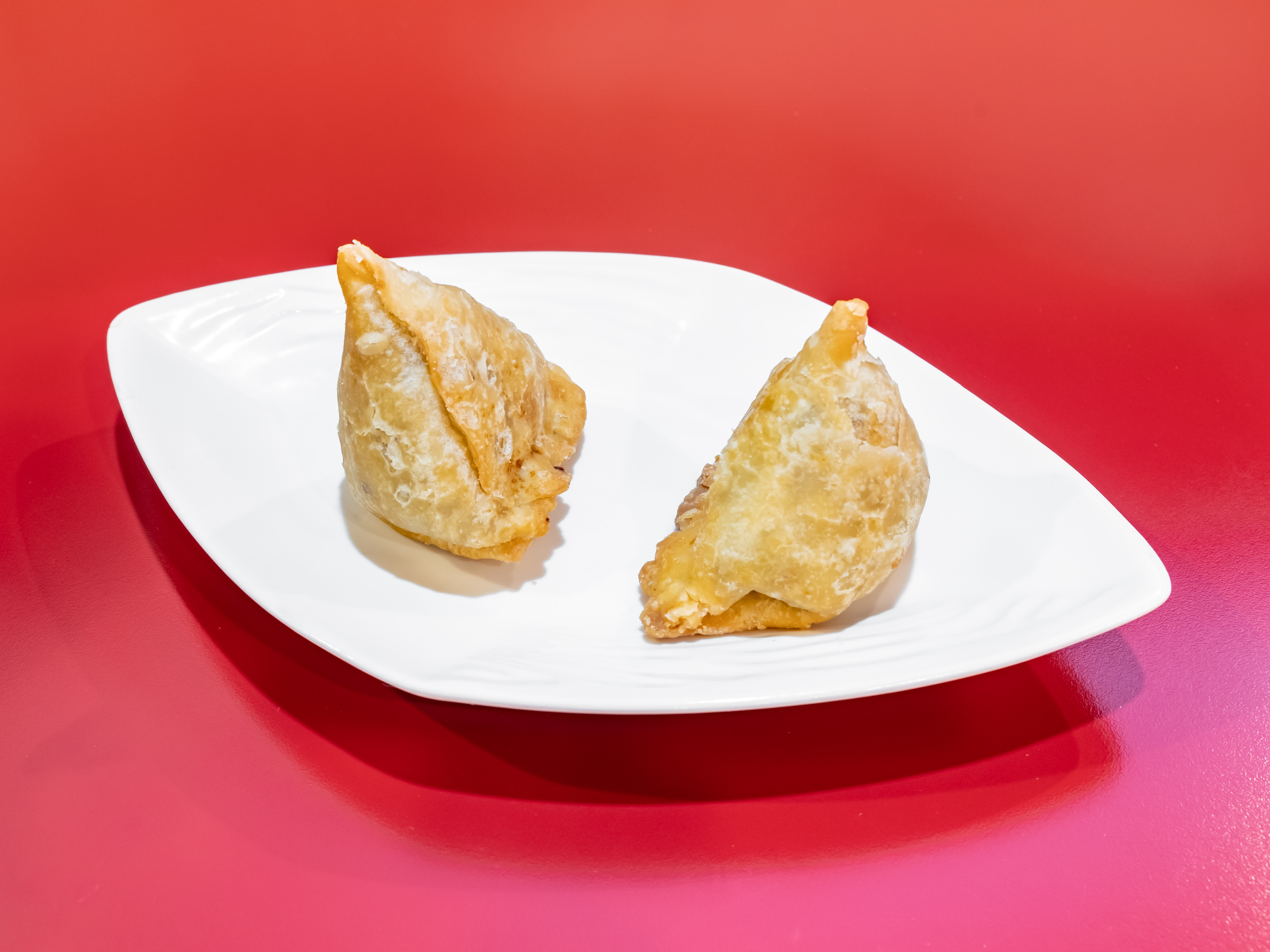 Order 2 Piece Vegetable Samosa food online from Bombay Sitar store, Canton on bringmethat.com