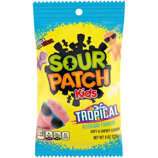 Order Sour Patch Kids Soft & Chewy Candy, Tropical, 8 OZ food online from CVS store, DUBLIN on bringmethat.com