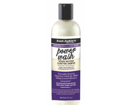 Order Aunt Jackie's Power Wash Intense Moisture Clarifying Shampoo  food online from iDa Beauty Supply Store store, Middletown on bringmethat.com