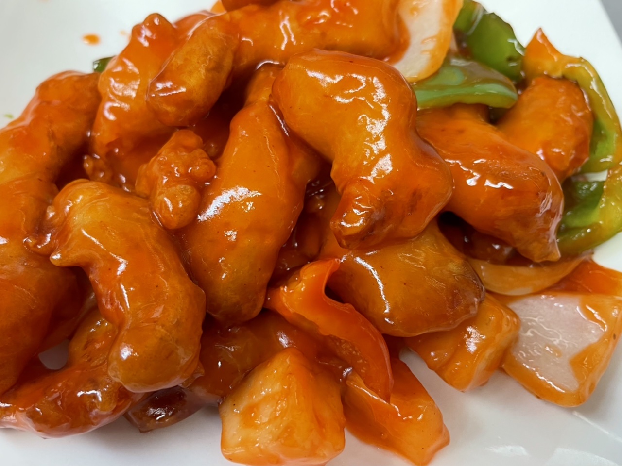 Order 504. Sweet and Sour Chicken food online from Land Of Plenty store, New York on bringmethat.com