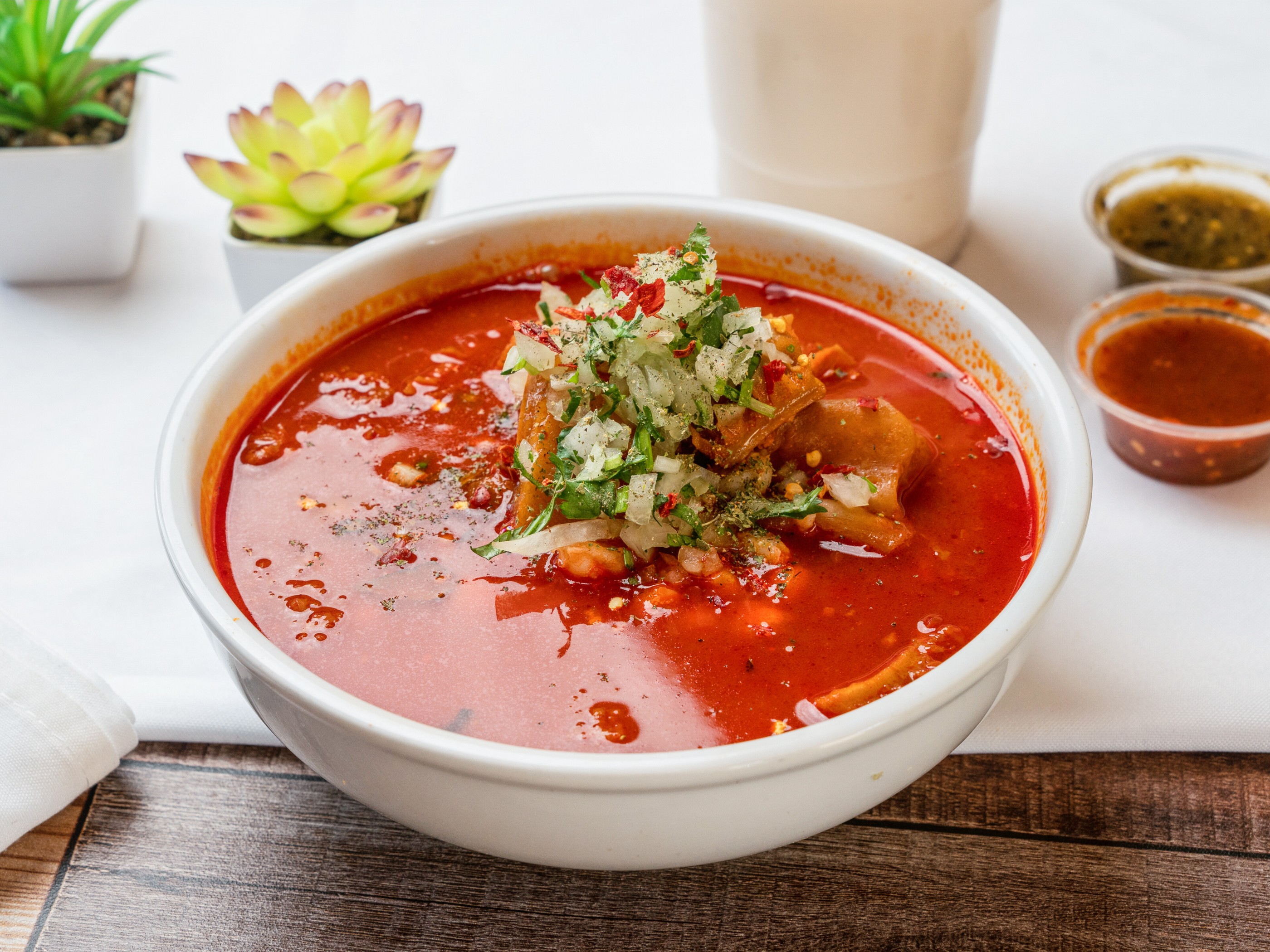 Order Menudo  food online from Fuegos Bar And Grill store, Bakersfield on bringmethat.com