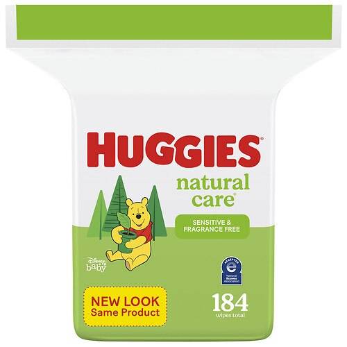 Order Huggies Natural Care Sensitive Baby Wipes 1 Refill Pack Fragrance Free - 184.0 ea food online from Walgreens store, Chula Vista on bringmethat.com