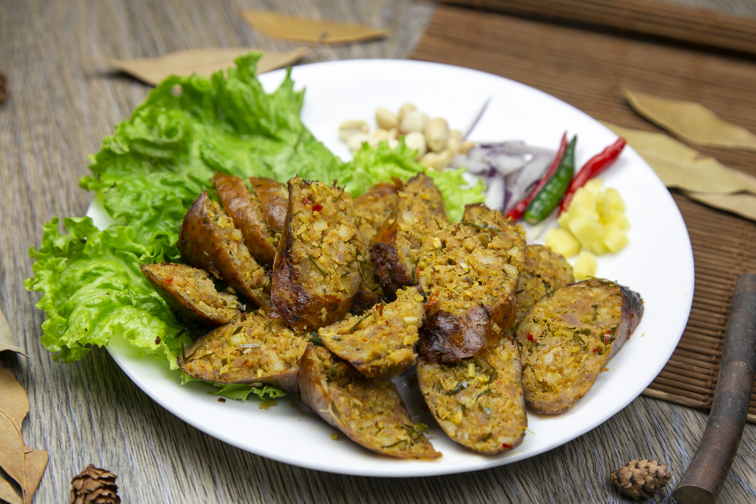 Order Sai Oua Sausage  food online from Spice thai store, New York on bringmethat.com