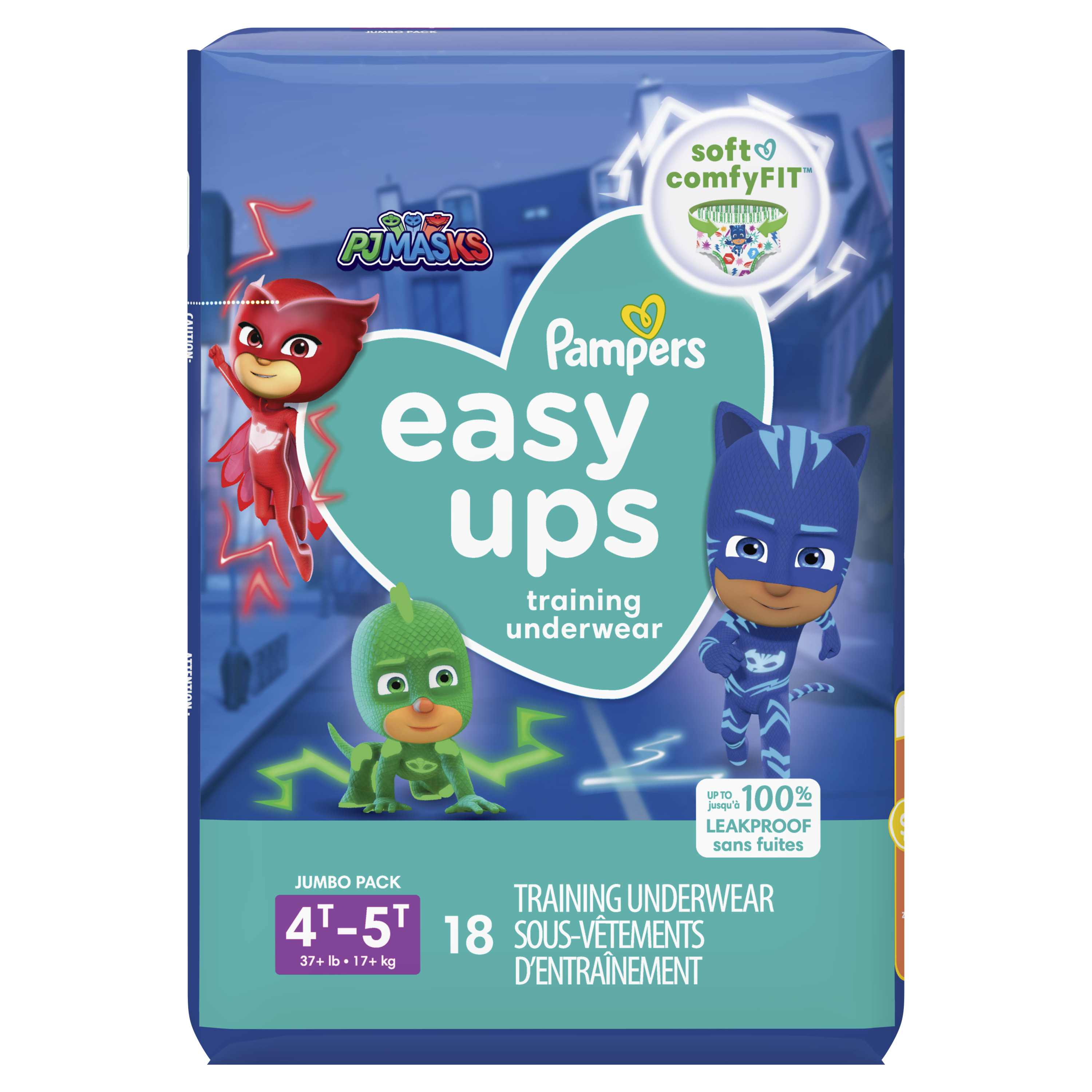 Order Pampers Easy Ups Training Underwear Boys - Size 6, 4T-5T, 18 ct food online from Rite Aid store, Redwood City on bringmethat.com