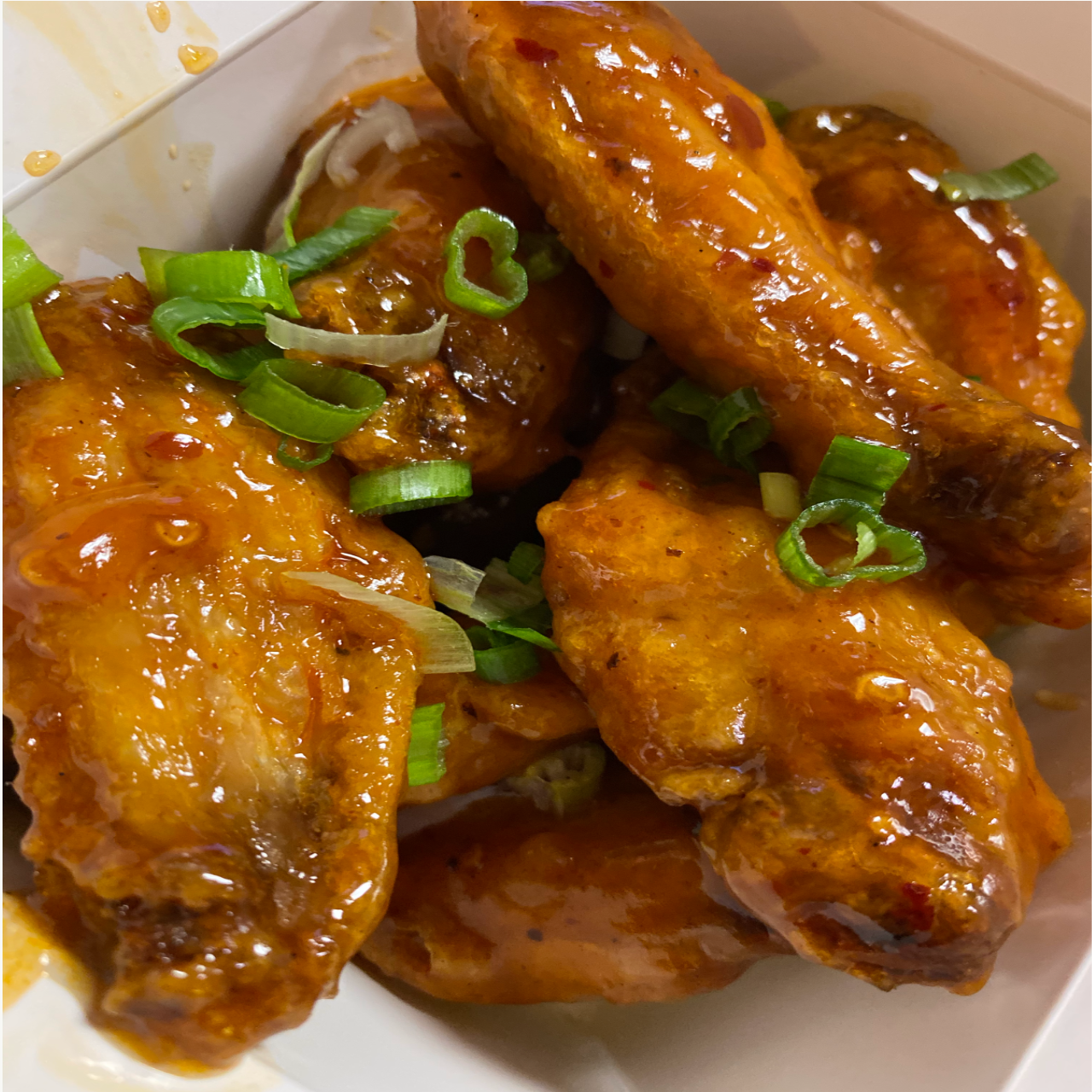 Order 217. Honey Spicy Chicken Wings food online from Tsing Tao store, San Francisco on bringmethat.com