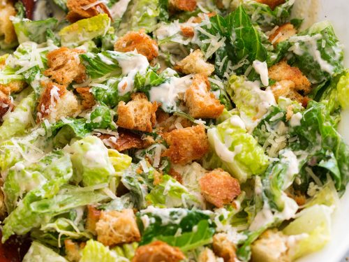 Order Caesar Salad food online from Merone's Buon Appetito store, Sterling on bringmethat.com