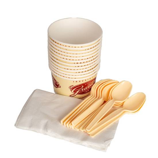 Order Cups Spoons & Napkins food online from Graeter store, Winnetka on bringmethat.com