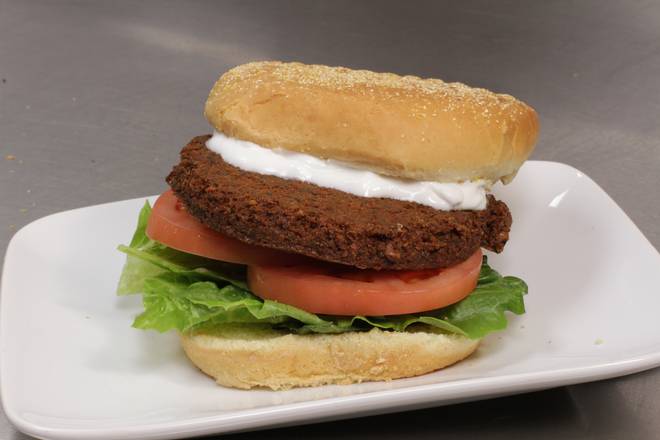 Order Falafel Burger food online from Koko Mediterranean Grille store, Chicago on bringmethat.com