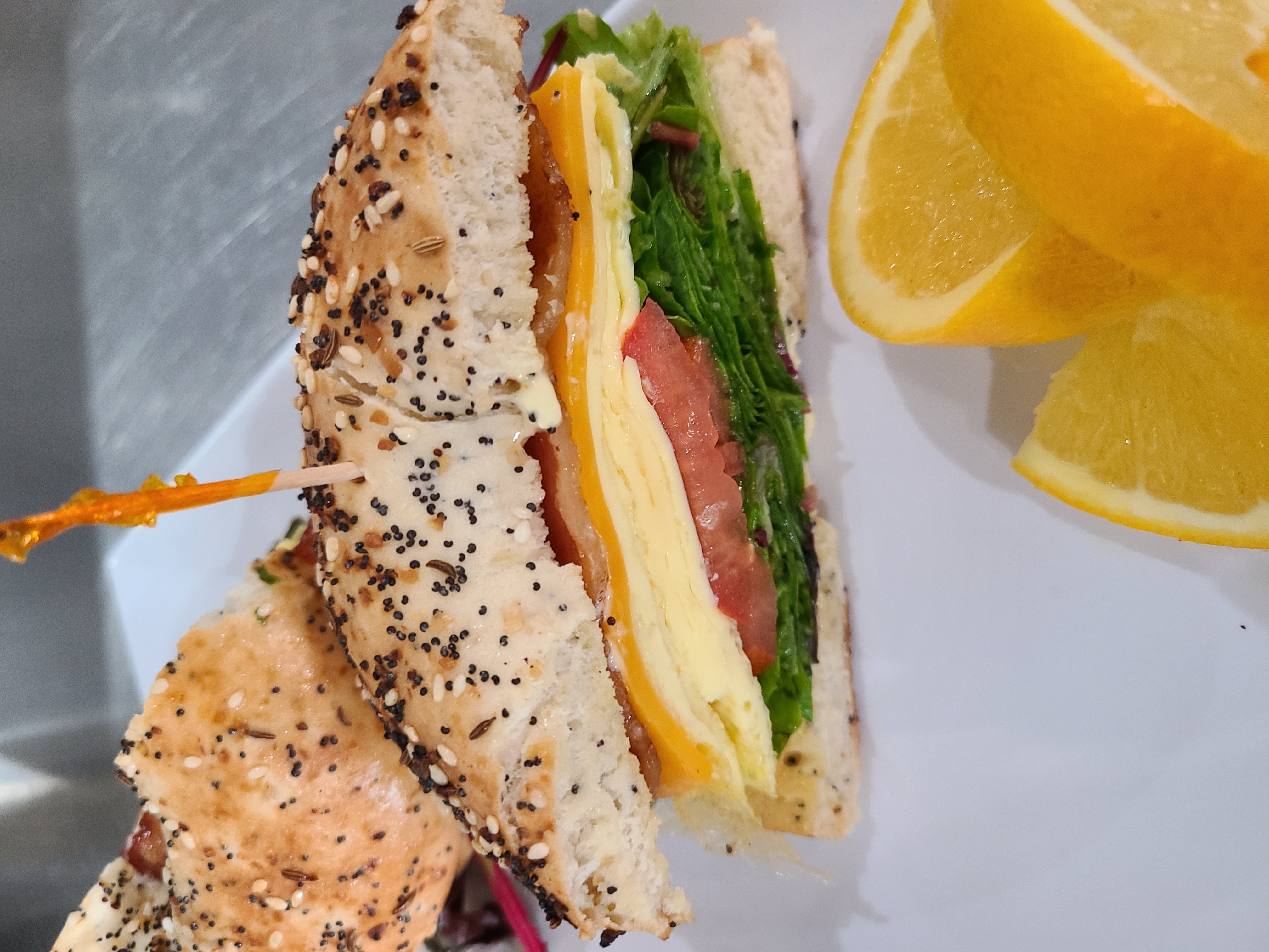 Order Krave Bagel Sandwich food online from The Cafe Krave store, Anaheim on bringmethat.com