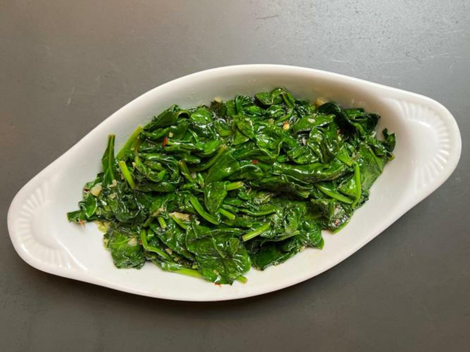 Order Sauteed Spinach food online from Brado store, Brooklyn on bringmethat.com
