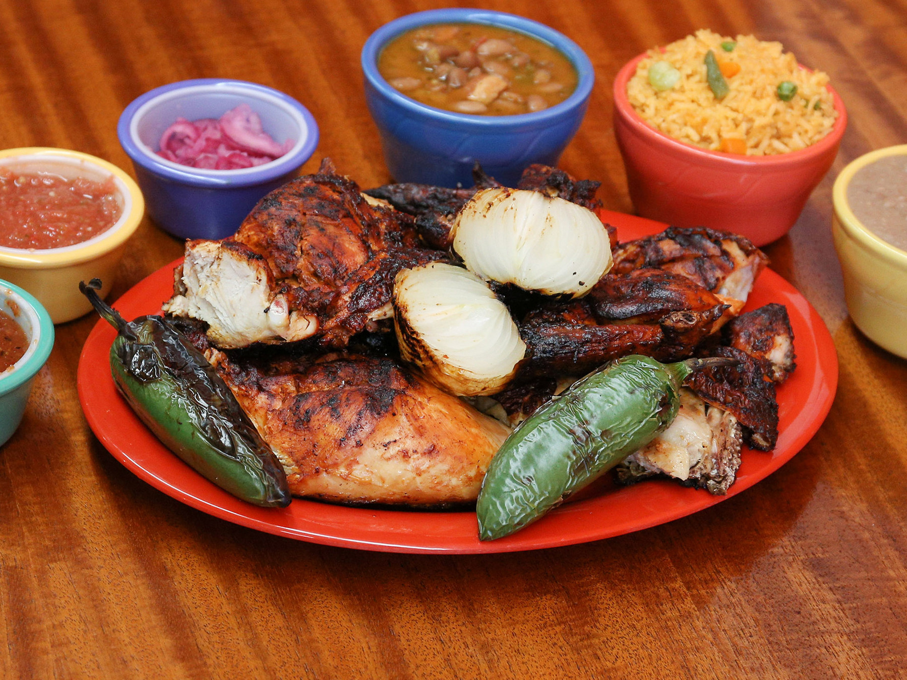 Order Whole Chicken Combo 1 food online from El Pollo Rey store, Seaside on bringmethat.com