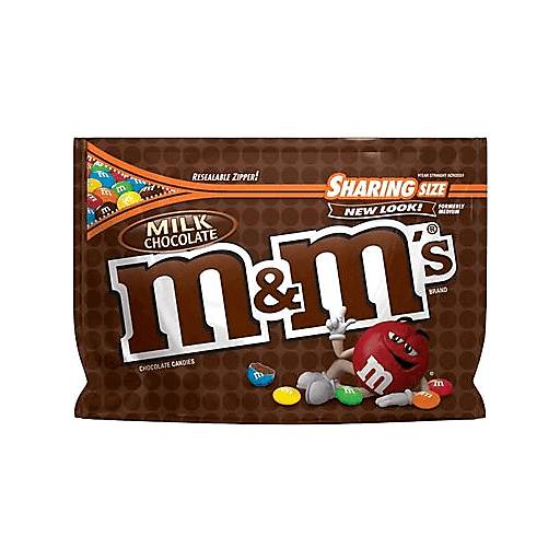 Order M&M's Milk Chocolate Pouch  (10.7 OZ) 134324 food online from Bevmo! store, Pasadena on bringmethat.com
