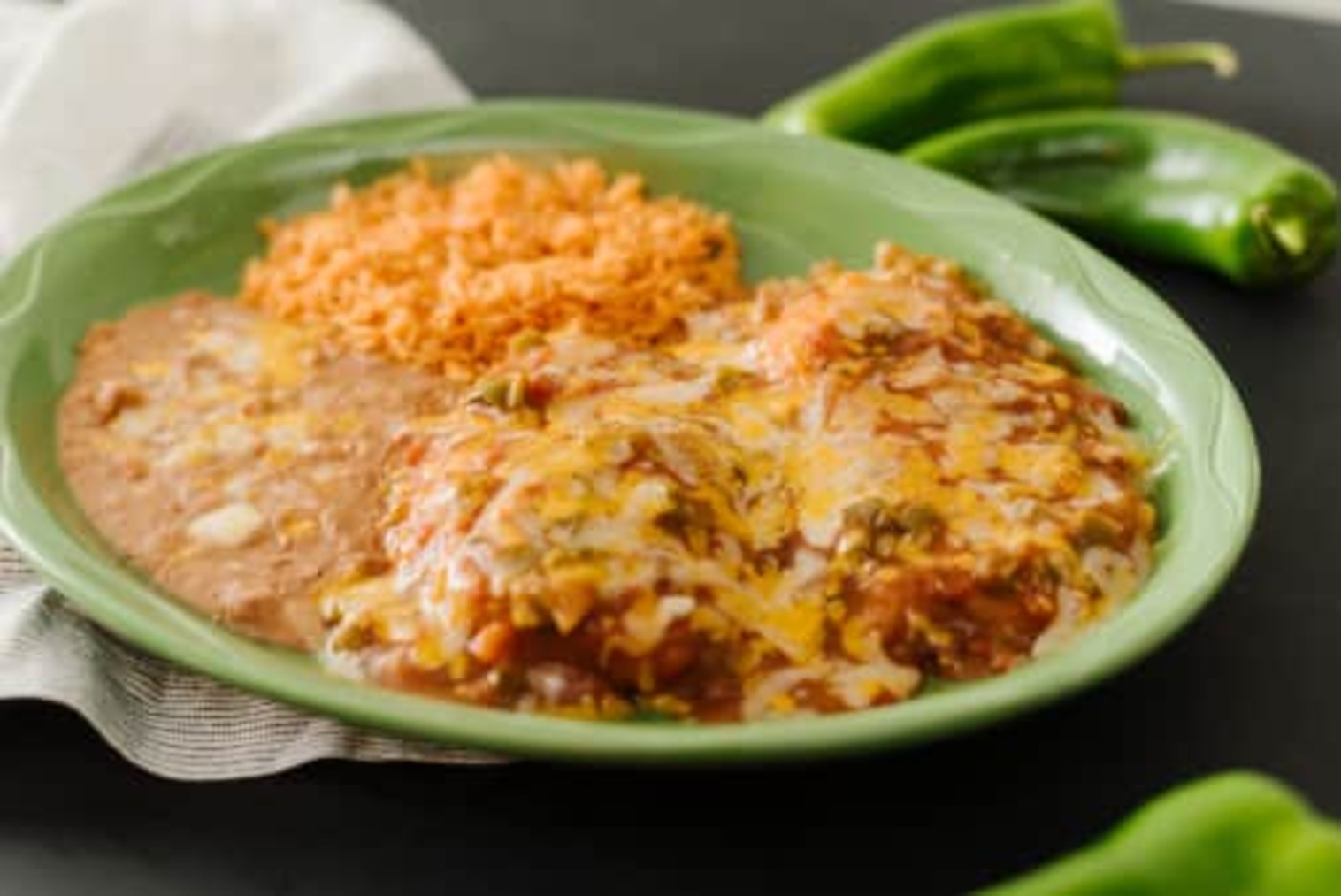 Order Chile Relleno food online from Su Casa Mexican Restaurant store, Midvale on bringmethat.com