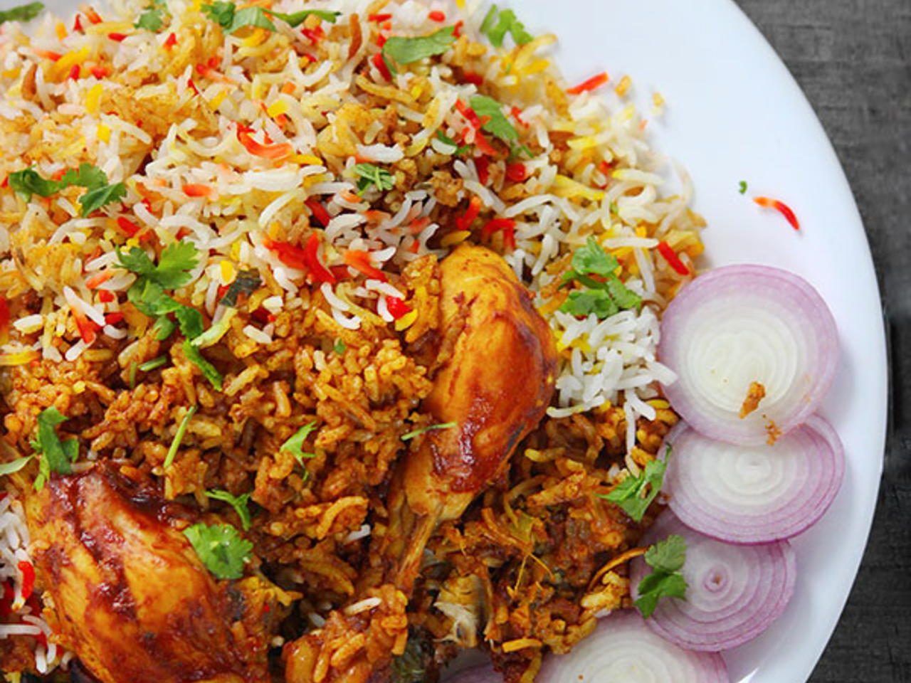 Order Chicken Baryani food online from Mehfil Indian Restaurant store, Atlantic City on bringmethat.com