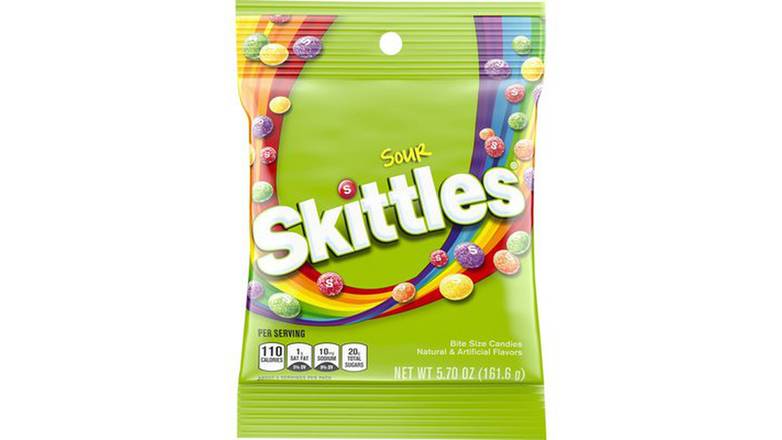 Order Skittles Sour Candy food online from Route 7 Food Mart store, Norwalk on bringmethat.com