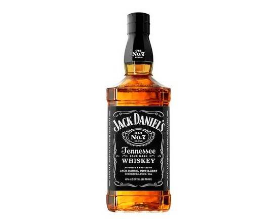 Order Jack Daniel's Old No. 7 Tennessee Whiskey Black Label 750mL food online from Town Liquor store, Lancaster on bringmethat.com